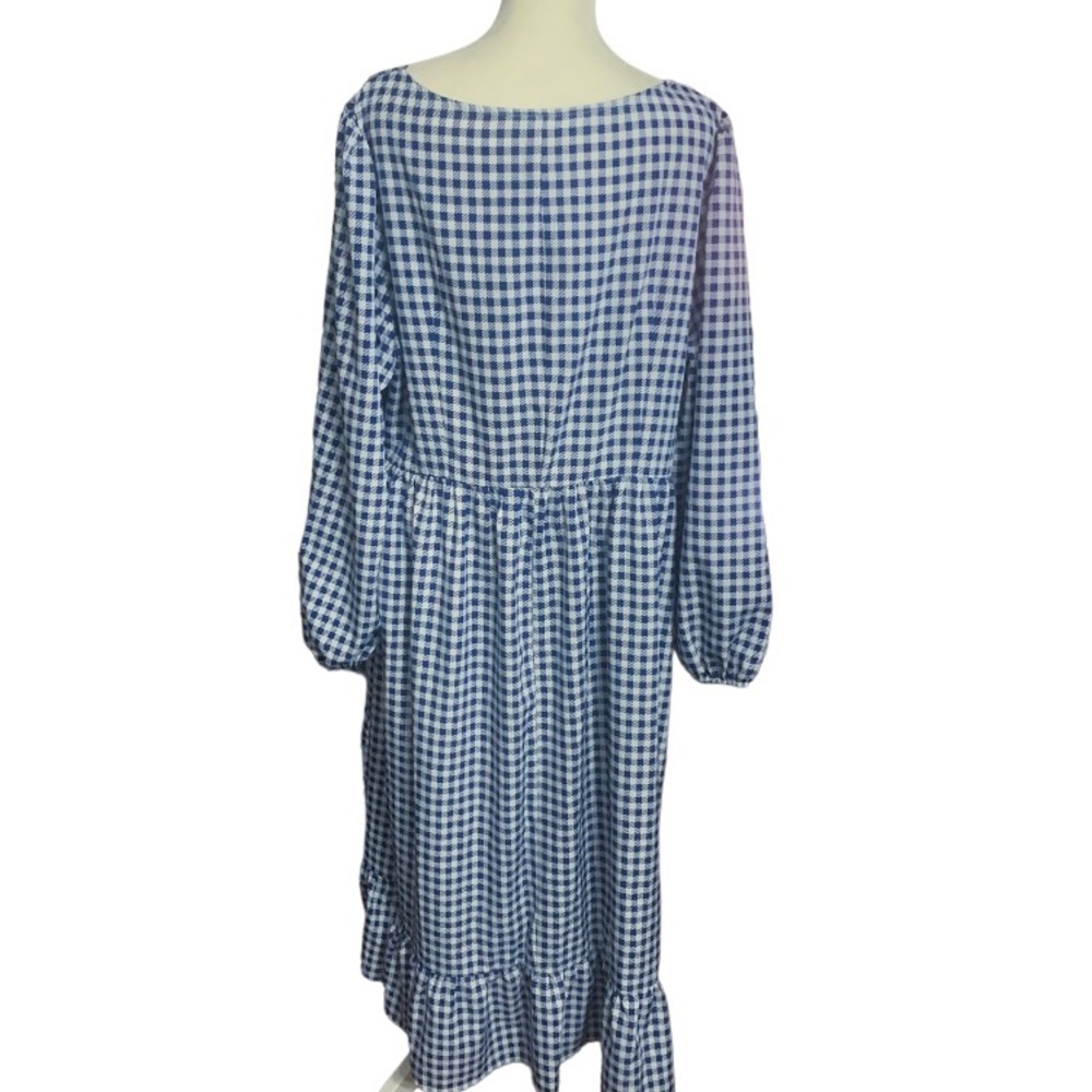 Gingham Midi Dress - Picture 3 of 5